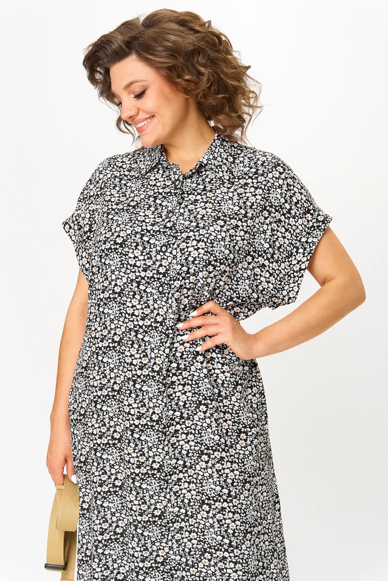Платье Michel Chic арт. 993/2 чёрный, белый