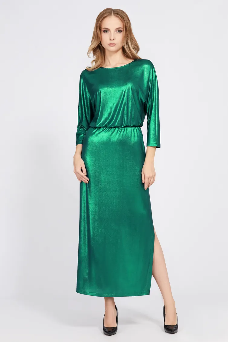 Sukienka BAZALINI #4851 zel