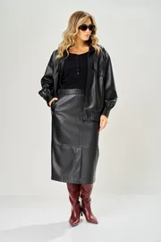 Kurtka Ava fashion #M-230 chernyj
