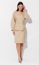 Юбка V&N fashion 1114_бежевый