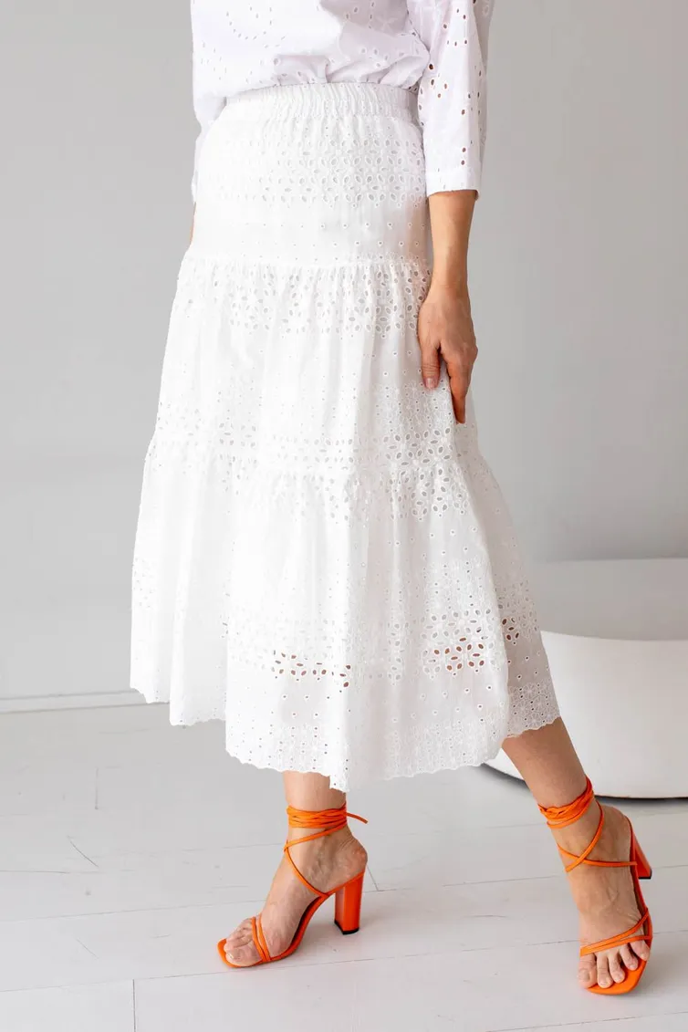 Skirt TOOK A LOOK & Angelika #MYu-951 belyj