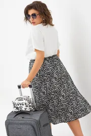 Юбка BegiModa арт. 5015 чёрно-белый