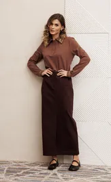 Suit GIZART 5425 mokko muss, shokoladnyj dzhins