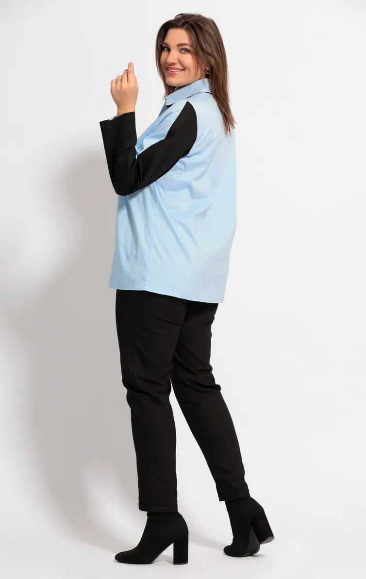 Блуза BegiModa арт. 4056 голубой