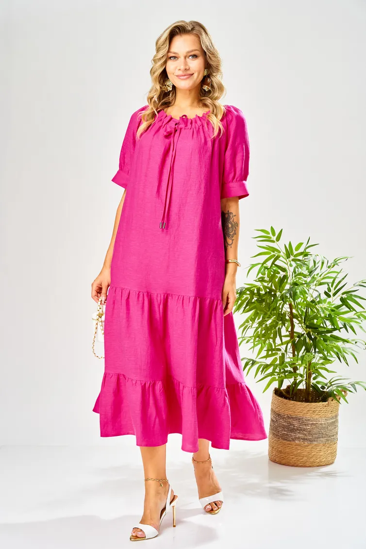 Платье Ava fashion арт. М-211 фуксия