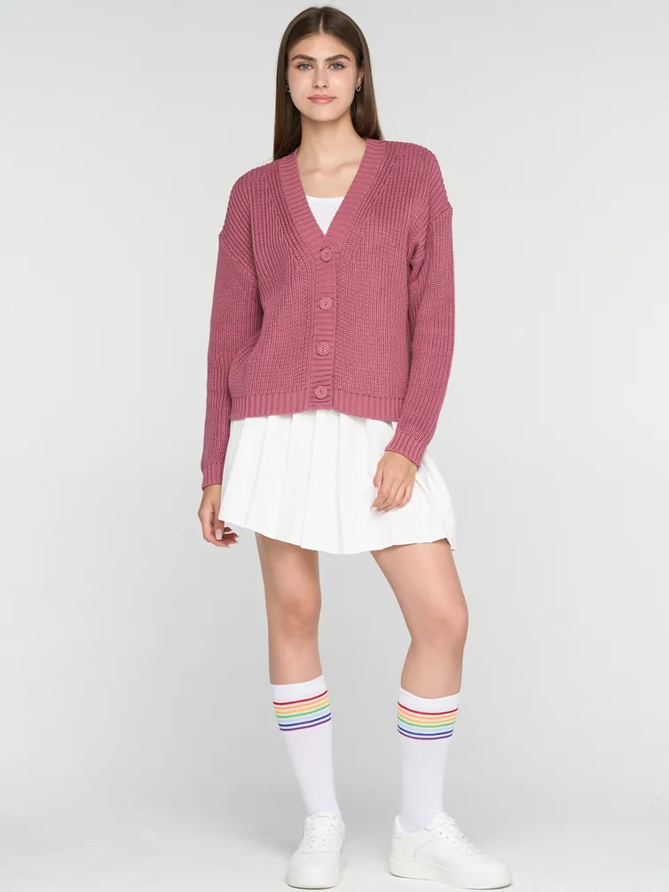 Sweter Newvay #7242-14128 t.pudra