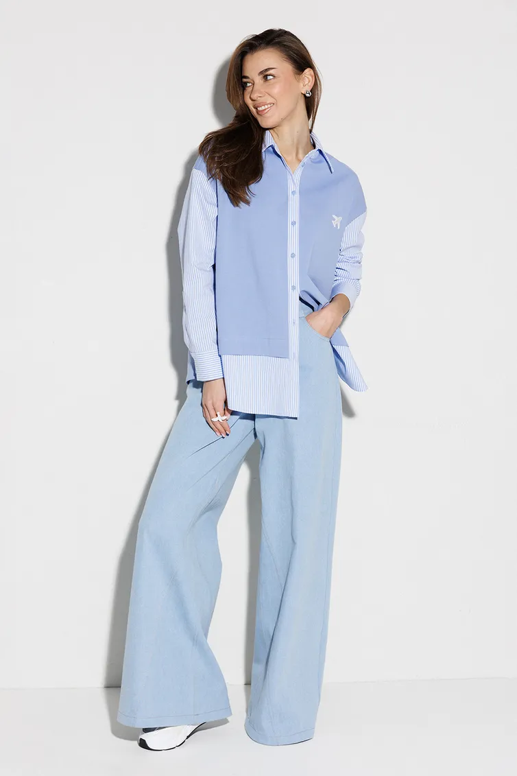 Bluzka Buter New #3257 goluboj