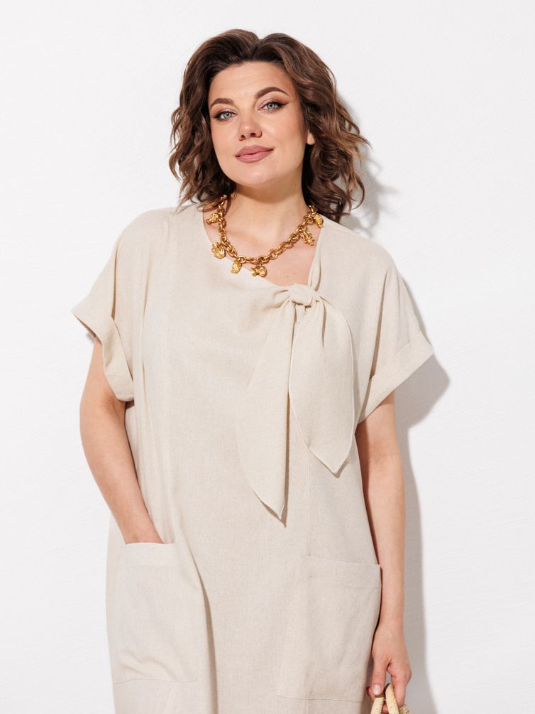 Dress Anastasia MAK #1326 bezhevyj