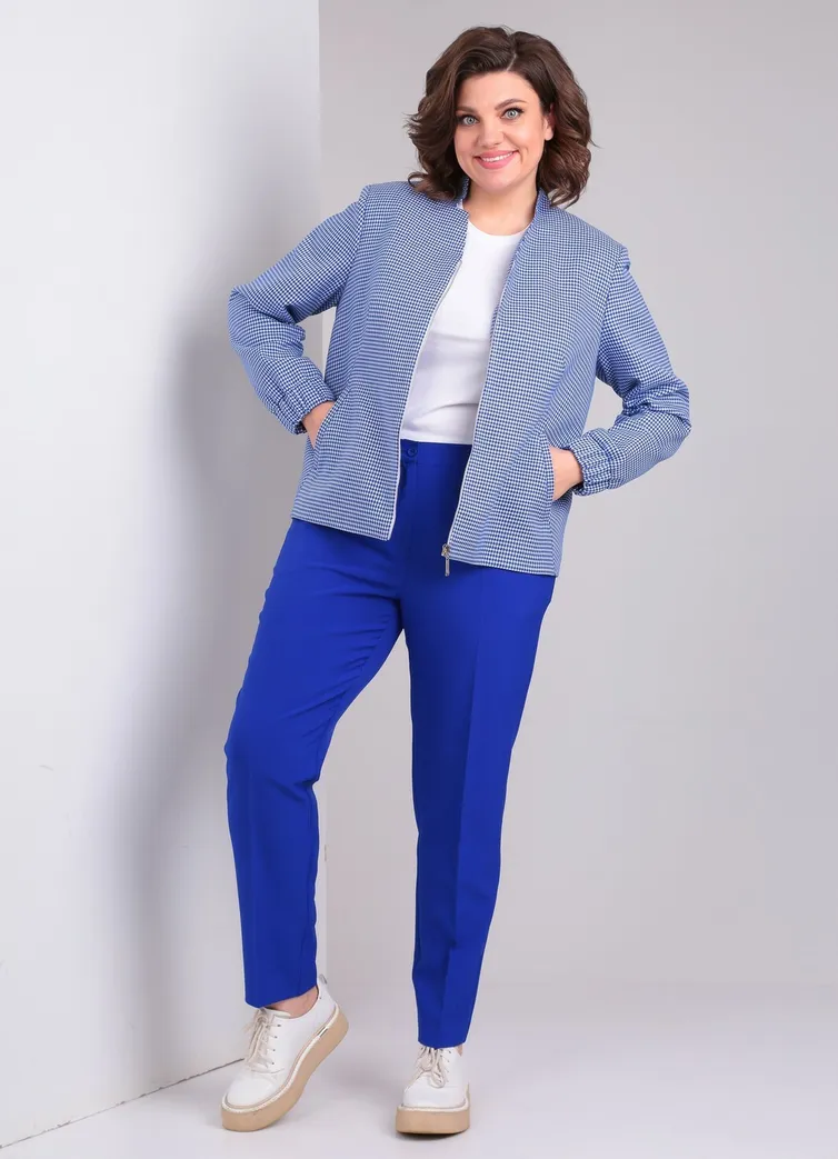 Zestaw Vilena-fashion #875 gusinaya lapka+vasilek