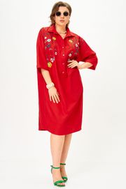 Платье SOVA арт. 11318 красный