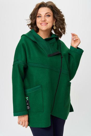 360 полупальто зеленый