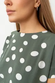 Dress TOOK A LOOK & Angelika #A-229 gorox na olive