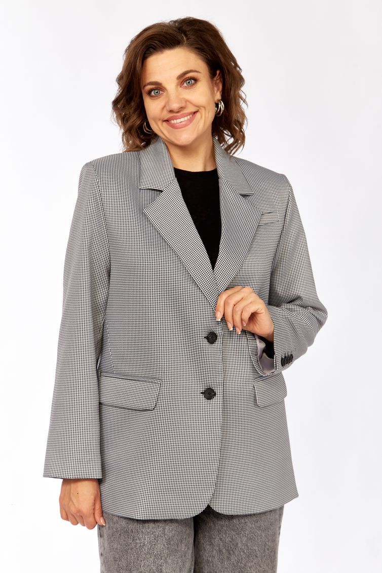 Blazer Rishelie #1014 cherno-belyj