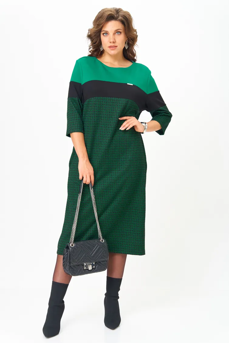 Sukienka Michel Chic #2188 zelenyj, chernyj