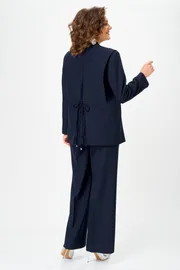 Suit Vilena-fashion #1138 temno-sinij