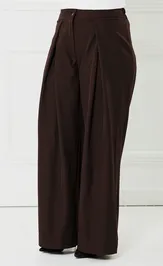Trousers NOVITA 1481 korichnevyj