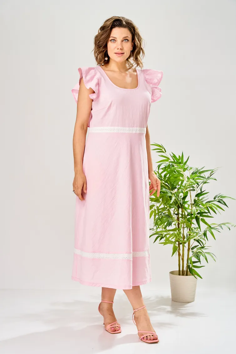 Платье Ava fashion арт. М-200 розовый