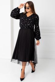 Blouse TOOK A LOOK & Angelika #TB-93 belye serdechki