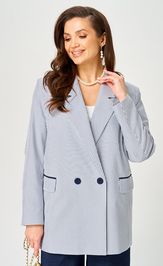 Suit PND 89920 belo-sinij