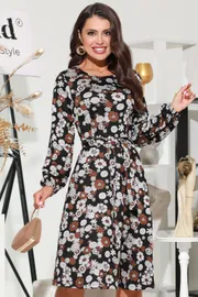 Sukienka DS Trend #P-3258 (Schastlivye momenty, print)