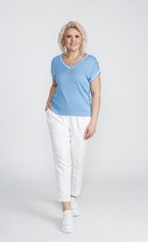 Blouse BONADI 1854 goluboj