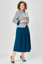 Костюм Karina Delux арт. М-1418 серо-бирюзовый