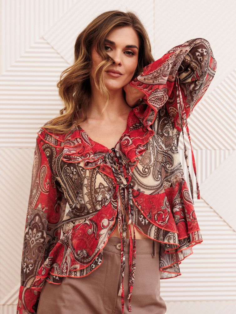 Костюм GIZART арт. 5403 красно-коричневый капучино