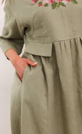 Платье Galean Style 1003 хаки
