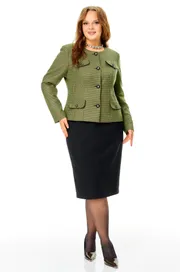 Garnitur Anastasia MAK #1354 Zeleno-chernyj