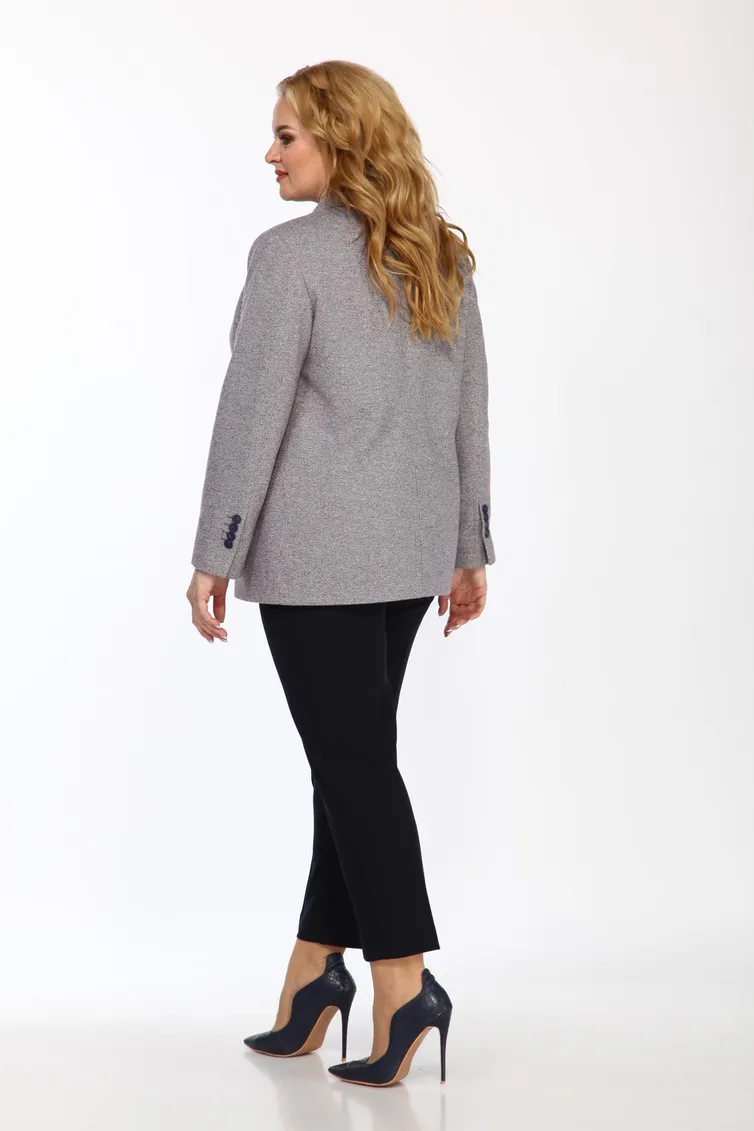 Zestaw Vilena-fashion #742 seryj+tyomno-sinij