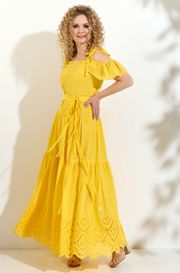 Dress Euromoda #705 zhelt