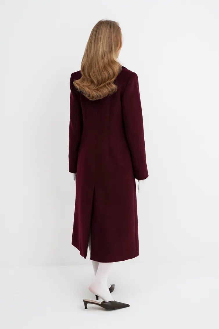Пальто Pirs арт. 5780 бургунди