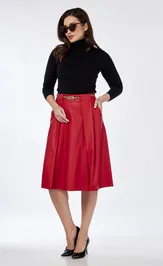 Skirt Klever 0225 krasnyj