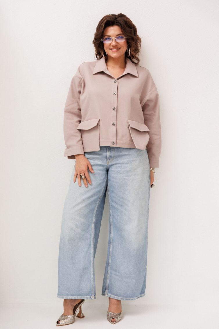 Джемперы, кардиганы, жакеты Anelli Laurel арт. 1528.1 кленовый сахар