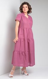 Dress Celentano 5028.1 len malinovyj
