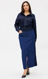 Skirt Ma Cherie 2076 sinij