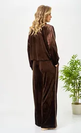 Костюм Ava fashion М-166 коричневый