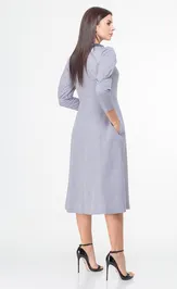 Платье Anelli Laurel 1000 пепельно-серый