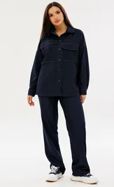 Shirt Ma Cherie 1106 temno-sinij