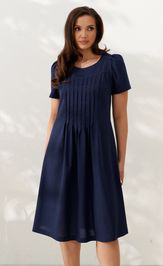 Dress Alta Moda 1033-7 temno-sinij