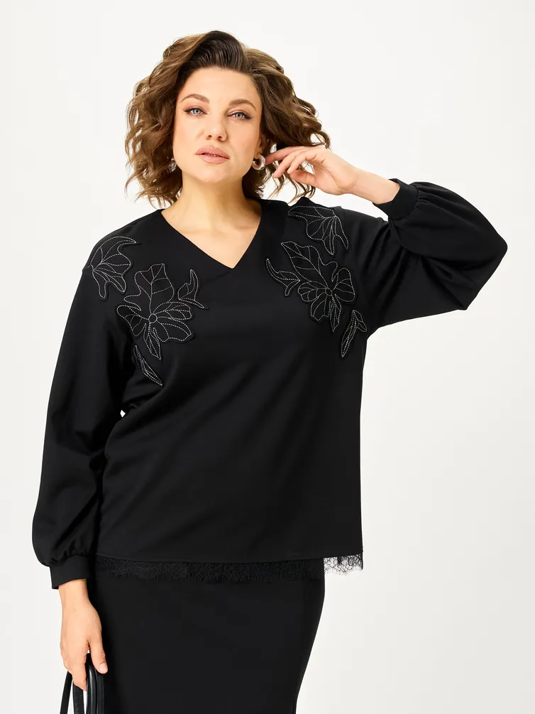 Garnitur Vilena-fashion #1169 chernyj