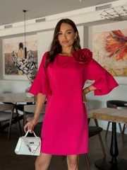 Sukienka Dilana Vip #2075 malina