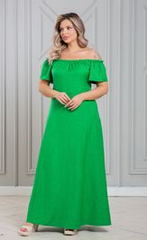 Dress NOVITA 1451 yarko-zelenyj