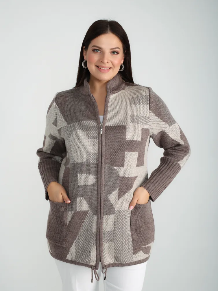 Cardigan BONADI #1982 kapuchino