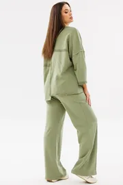 Sweatshirt Ma Cherie #1109 xaki