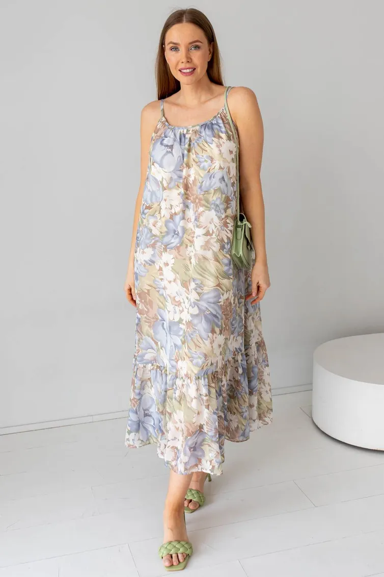Dress TOOK A LOOK & Angelika #Sarafan MP-80001 goluboj