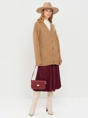 Кардиган Newvay арт. 9252-91052 карамельный кофе