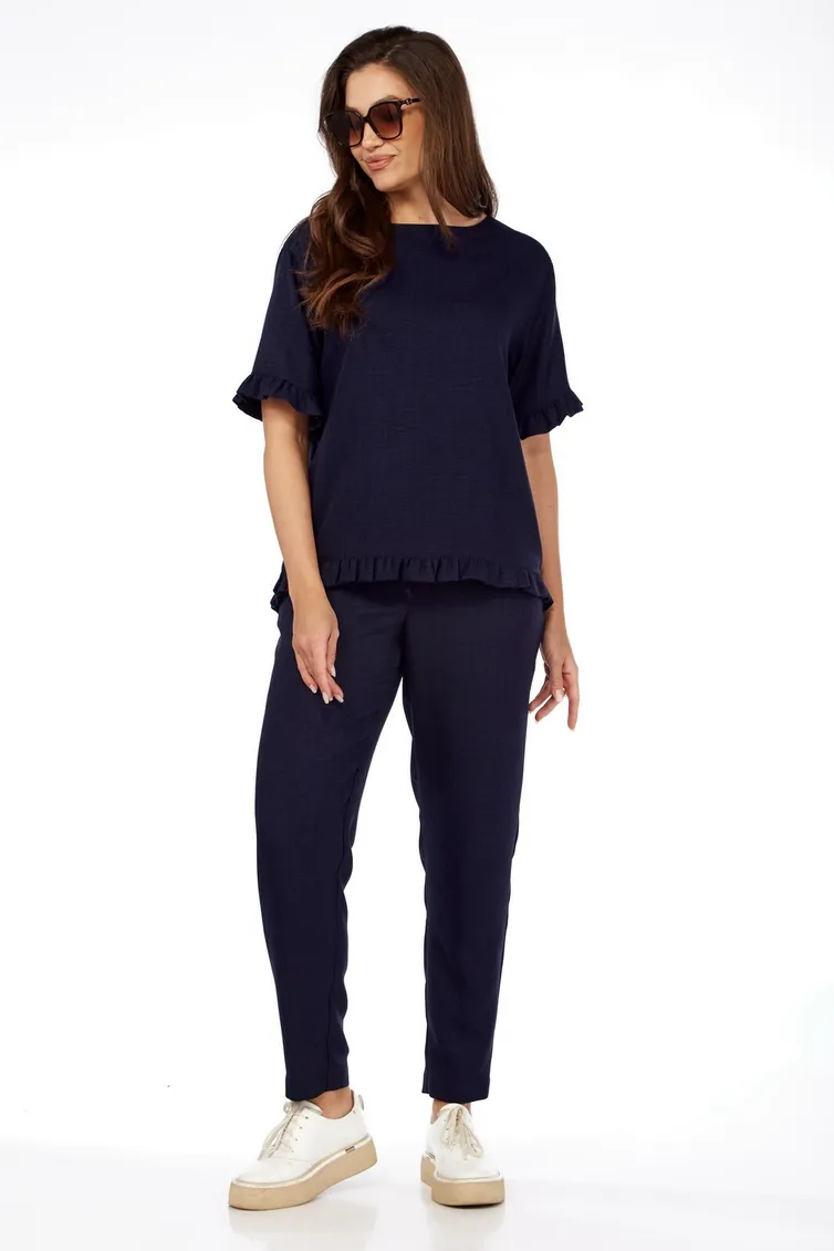 Garnitur Vilena-fashion #985 temno-sinij