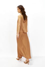 Юбка Люше арт. 4339 коричневый