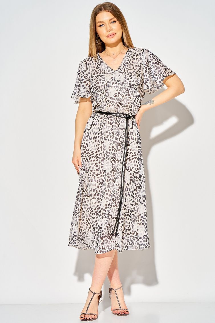 Dress LAIKONY #L-464-1 seryj print